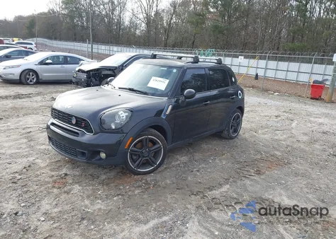 2013 Mini Countryman Cooper S из США, поврежденный, VIN WMWZC3C54DWP20442